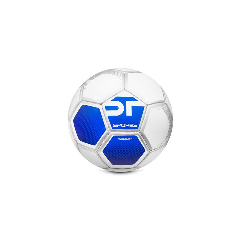 MERCURY Futbalová lopta, vel. 5, bielo-modrá
